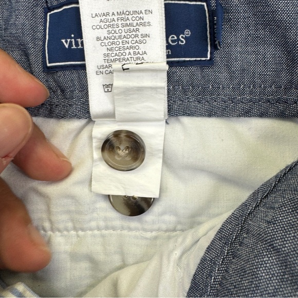 Vineyard Vines Seersucker Men's Blue Striped Breaker Shorts Size 30 - Picture 14 of 14